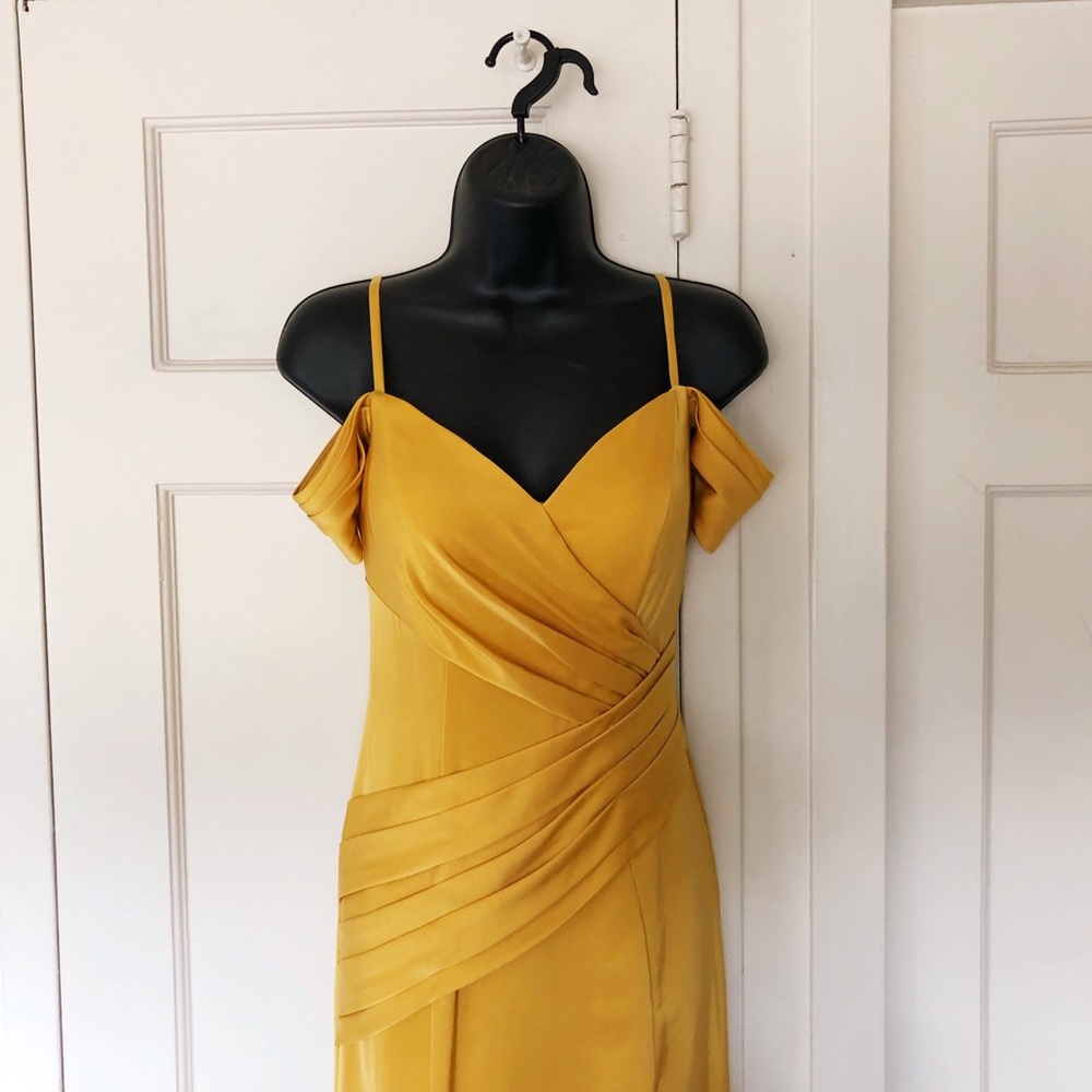 Mustard Yellow Bridesmaid Dress